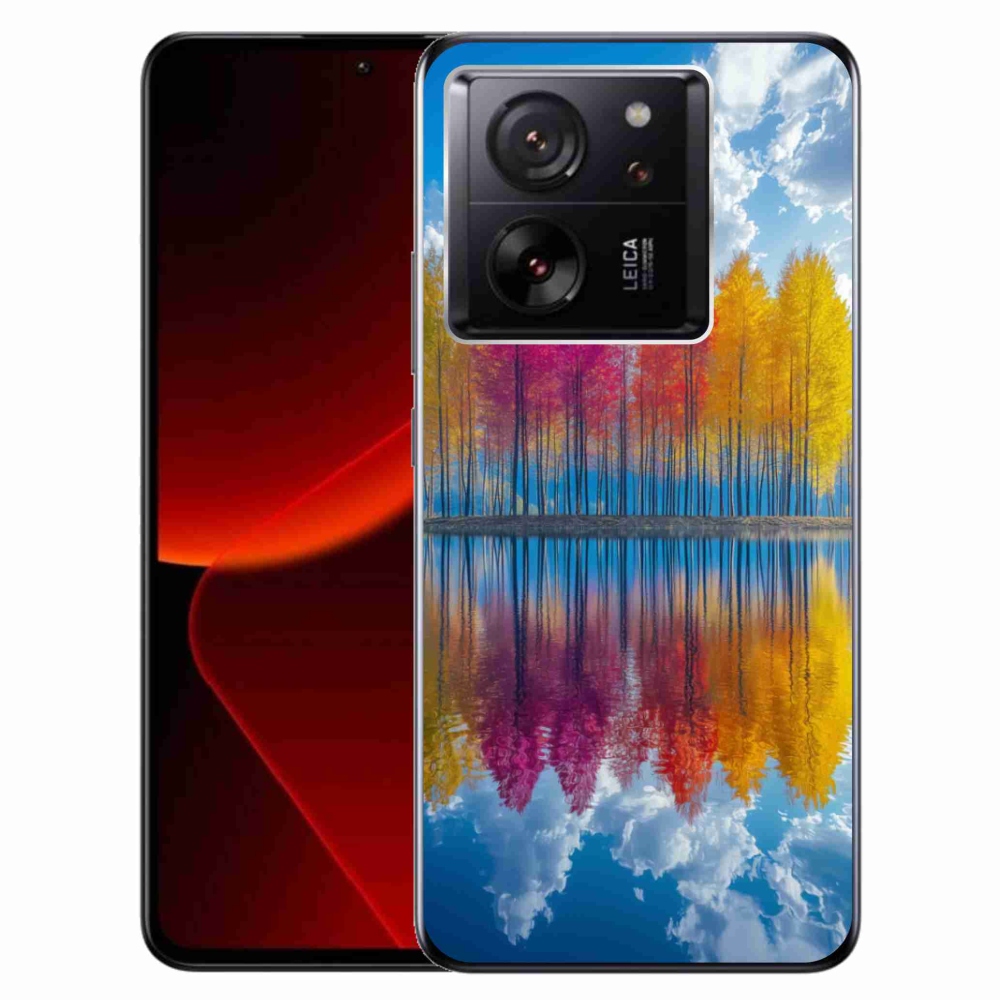 Gelový kryt mmCase na Xiaomi 13T/13T Pro - barevné stromy