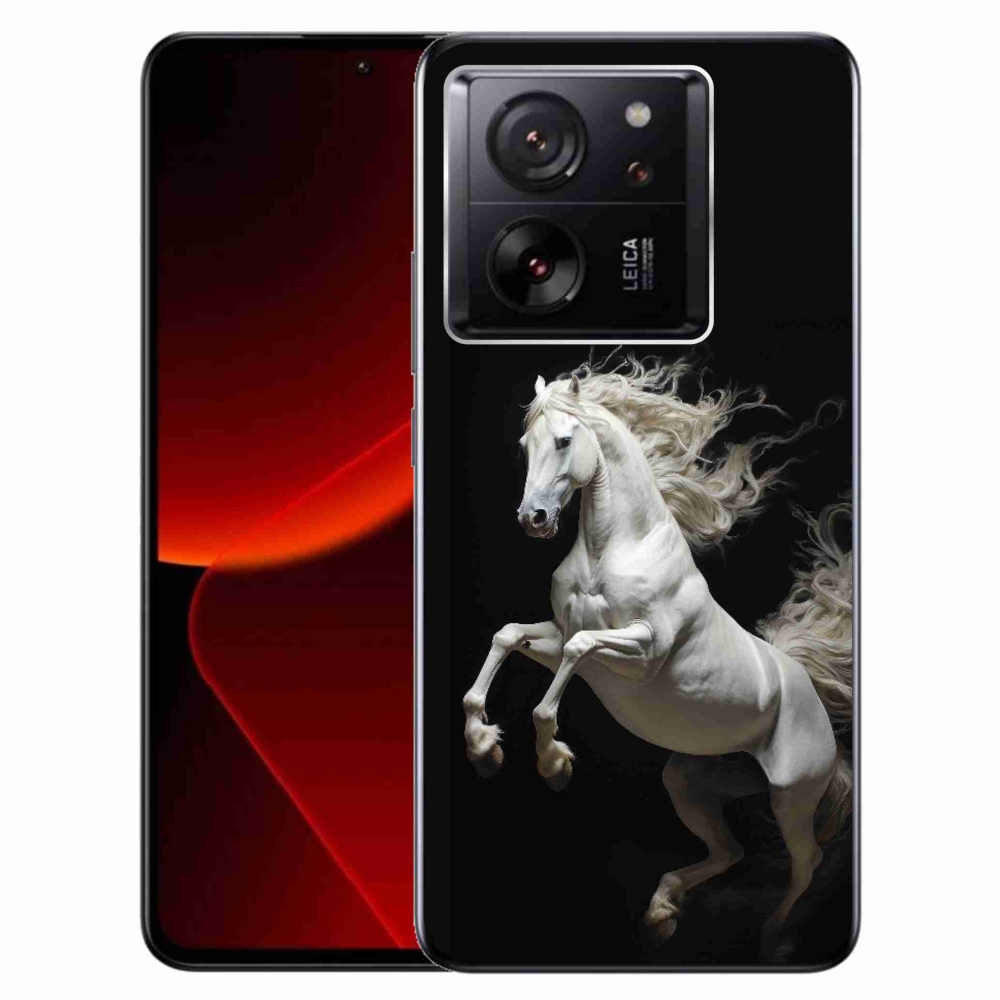 Gelový kryt mmCase na Xiaomi 13T/13T Pro - bílý kůň 4