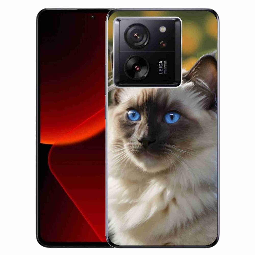 Gelový kryt mmCase na Xiaomi 13T/13T Pro - bílý ragdoll