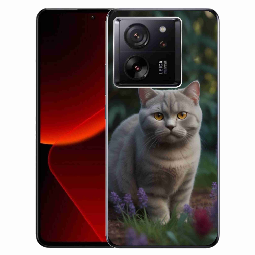 Gelový kryt mmCase na Xiaomi 13T/13T Pro - britská kočka