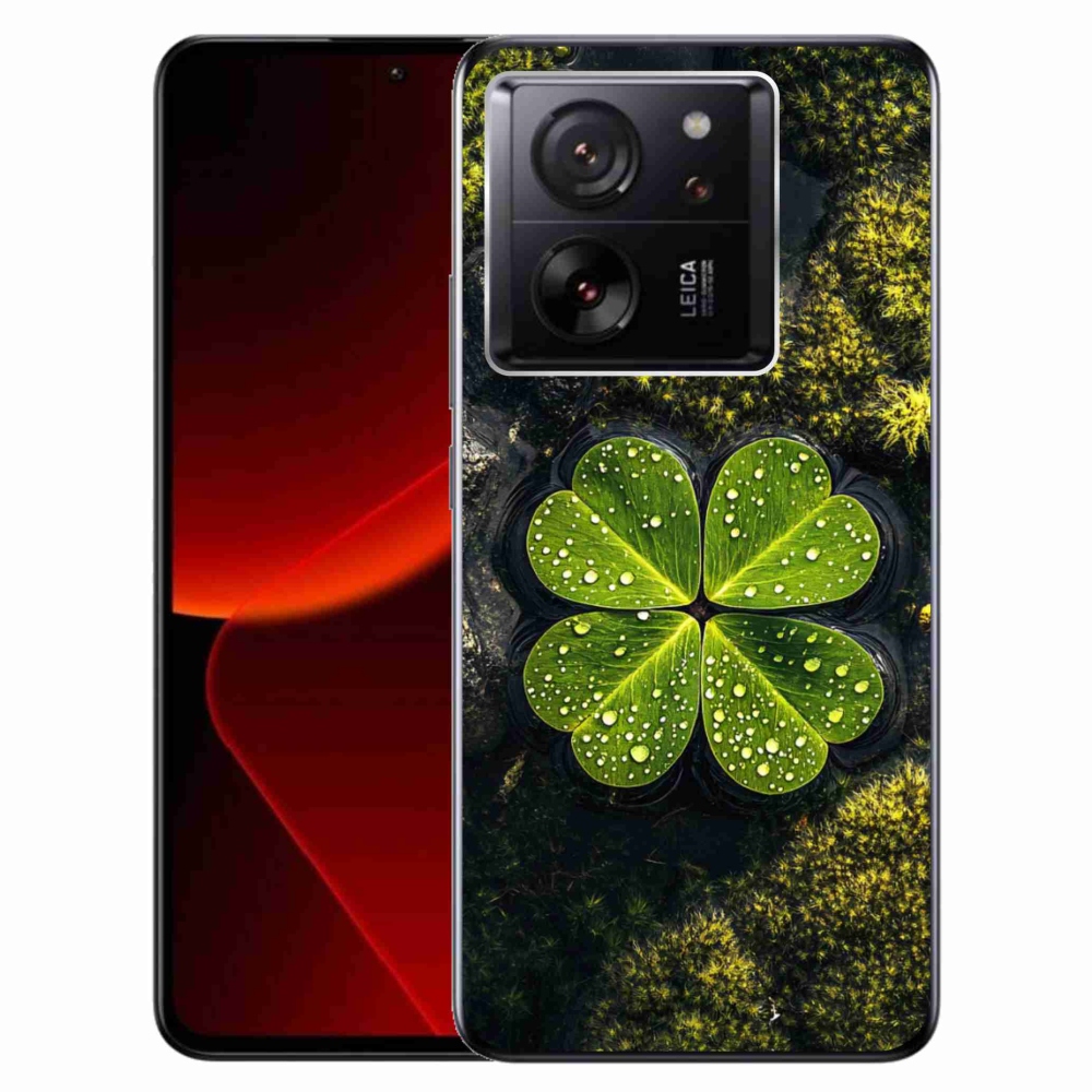 Gelový kryt mmCase na Xiaomi 13T/13T Pro - čtyřlístek