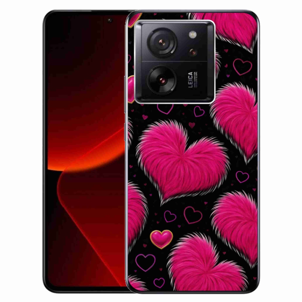 Gelový kryt mmCase na Xiaomi 13T/13T Pro - hebká srdce