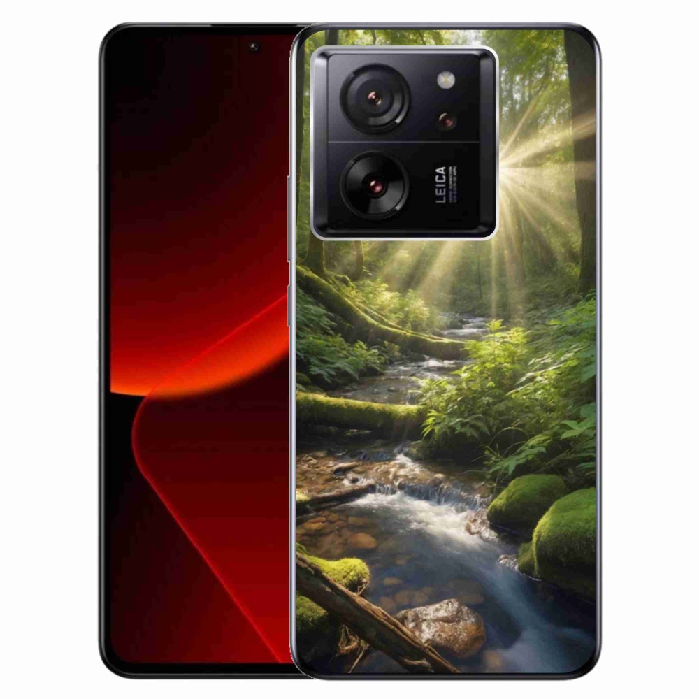 Gelový kryt mmCase na Xiaomi 13T/13T Pro - hlubina lesa