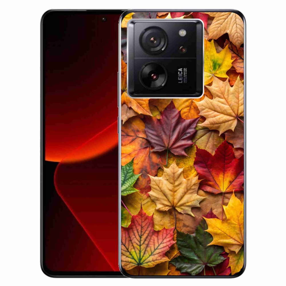 Gelový kryt mmCase na Xiaomi 13T/13T Pro - javorové listy 2