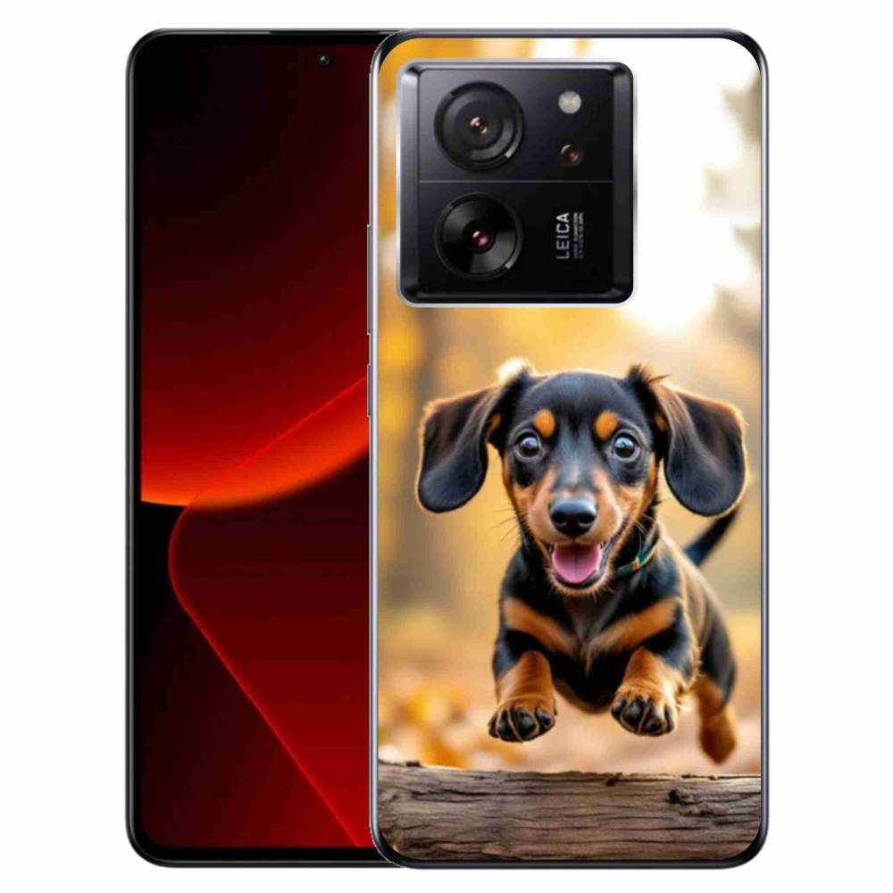 Gelový kryt mmCase na Xiaomi 13T/13T Pro - jezevčík 2