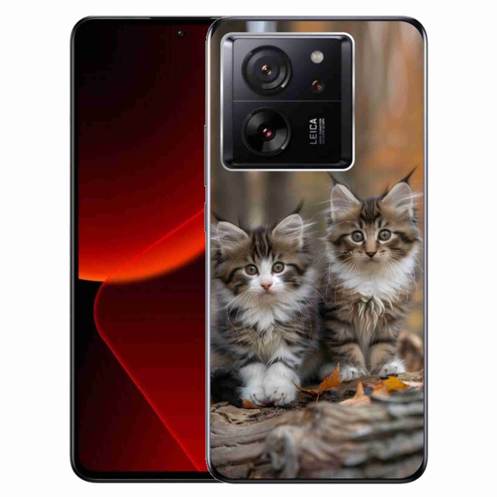 Gelový kryt mmCase na Xiaomi 13T/13T Pro - kočičí duo 3