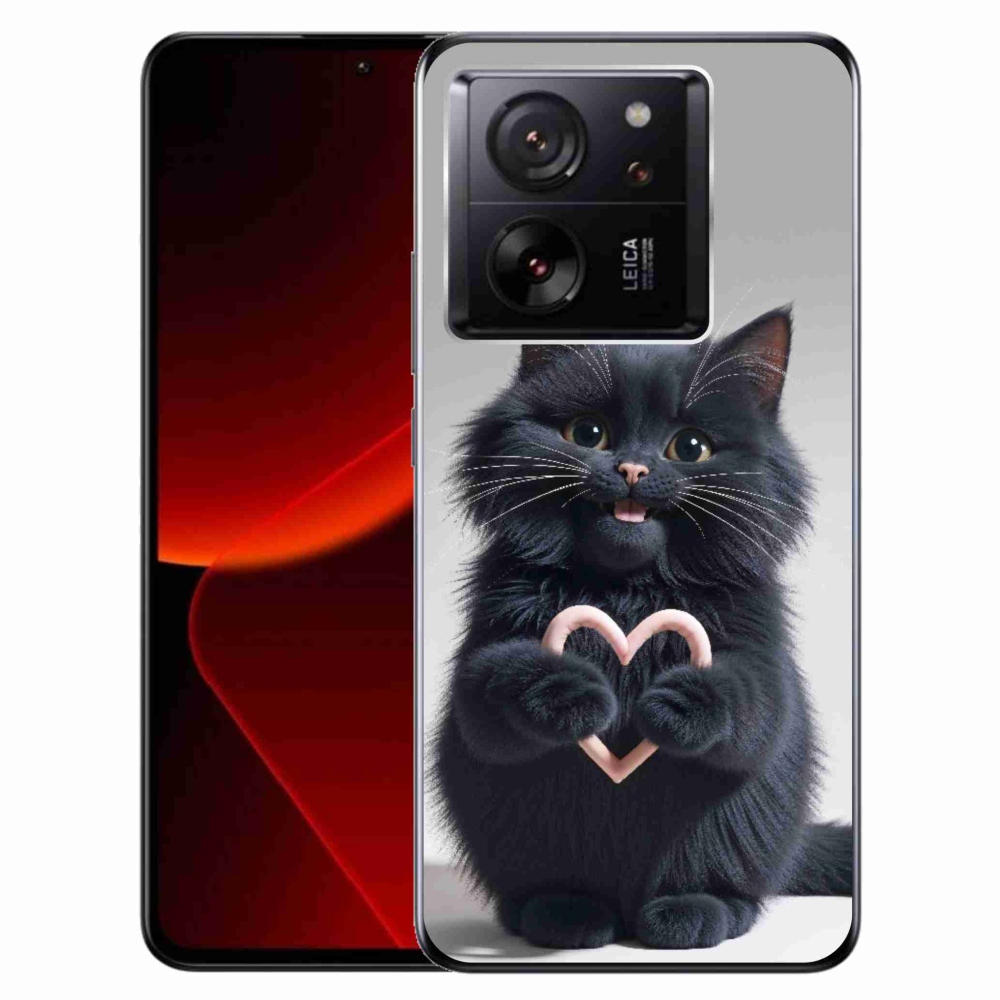 Gelový kryt mmCase na Xiaomi 13T/13T Pro - kočičí láska 3