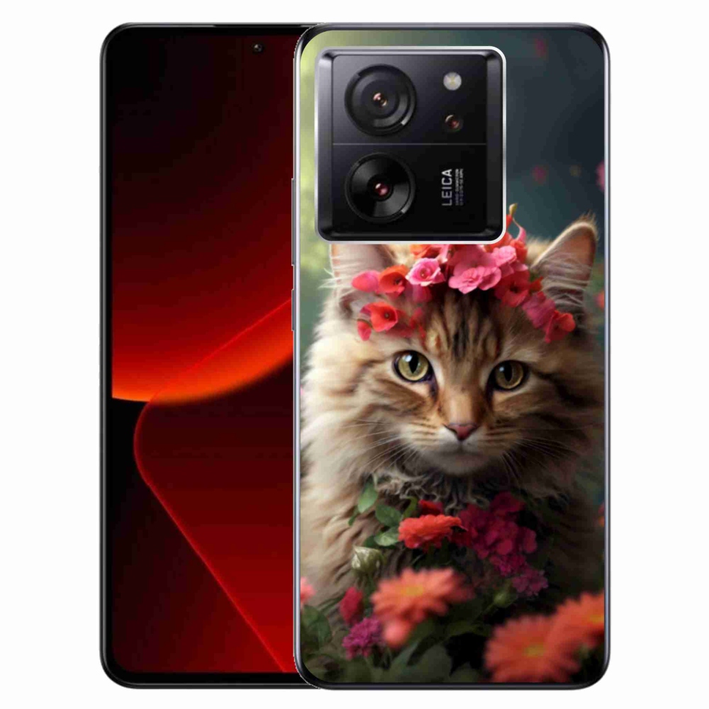 Gelový kryt mmCase na Xiaomi 13T/13T Pro - kočíčí princezna