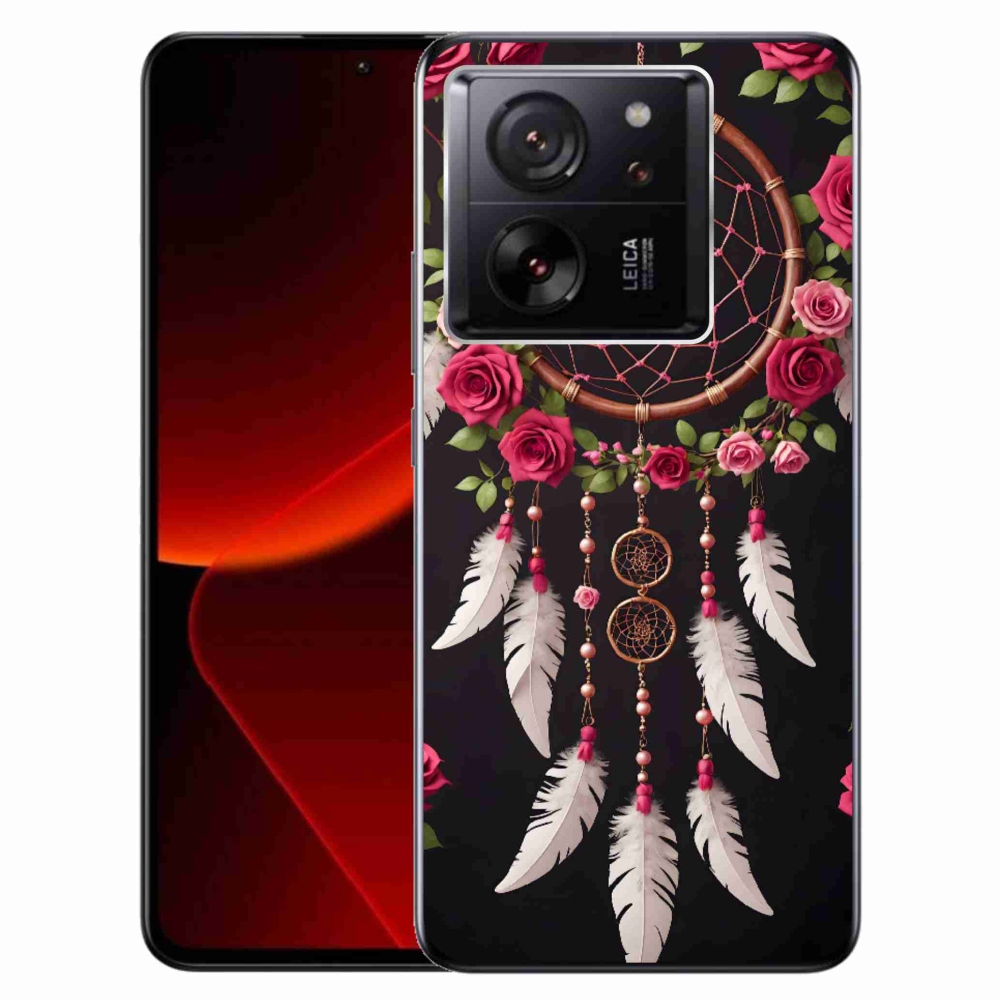 Gelový kryt mmCase na Xiaomi 13T/13T Pro - lapač snů s růžemi