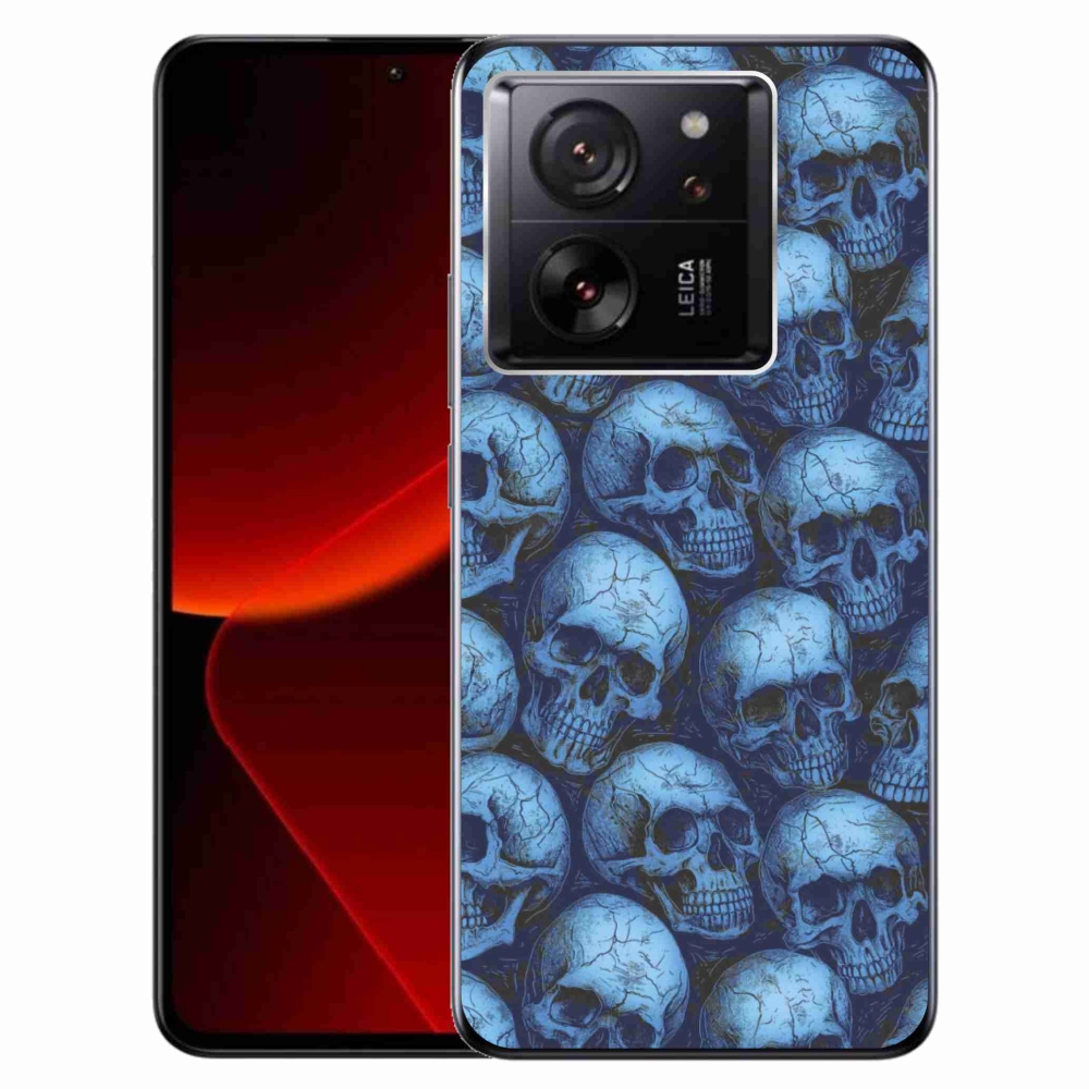 Gelový kryt mmCase na Xiaomi 13T/13T Pro - lebky