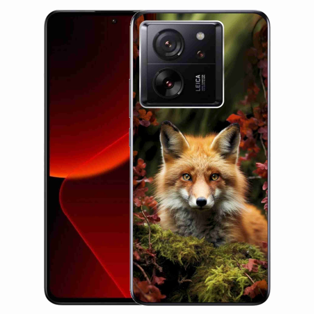 Gelový kryt mmCase na Xiaomi 13T/13T Pro - liška v lese