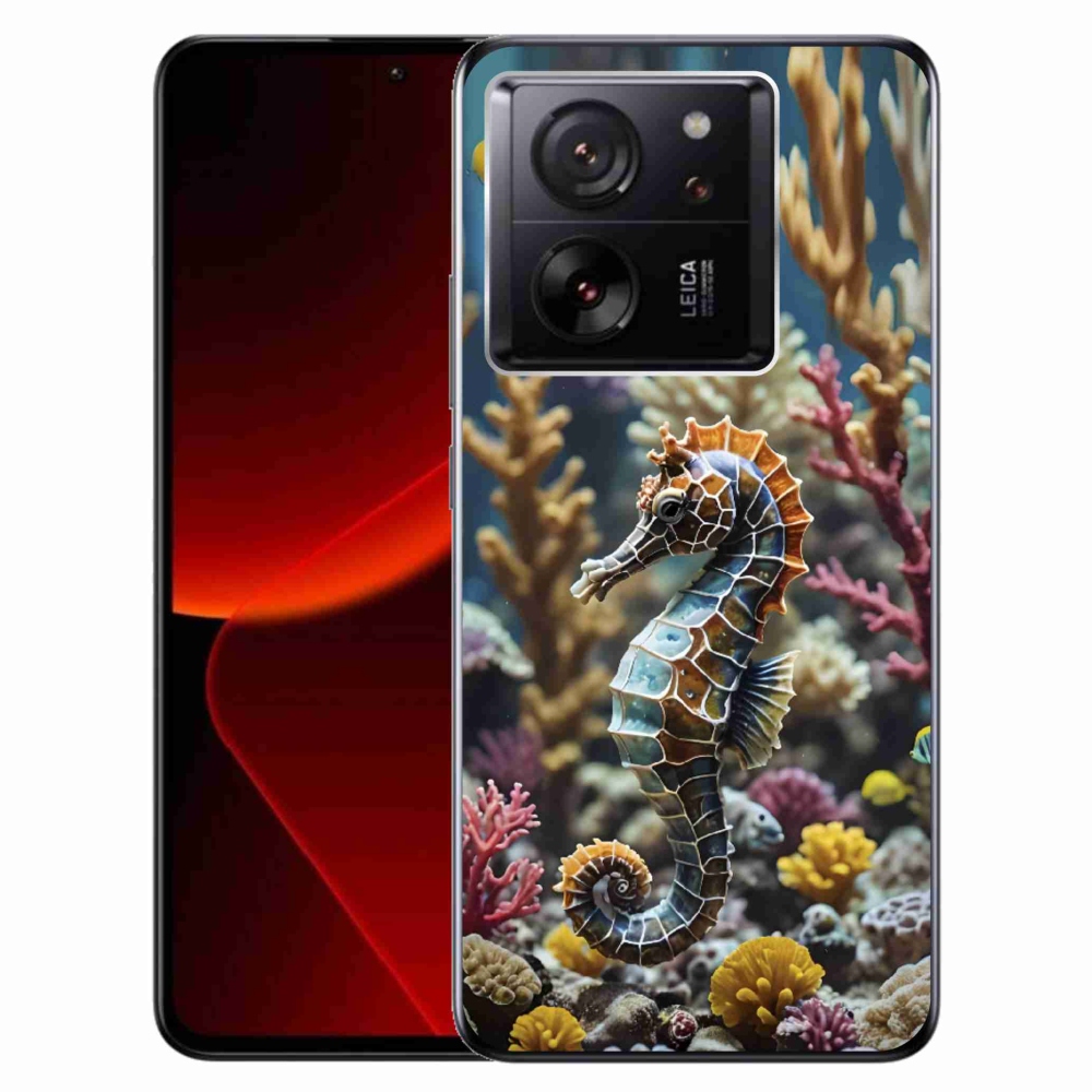 Gelový kryt mmCase na Xiaomi 13T/13T Pro - mořský koník 2