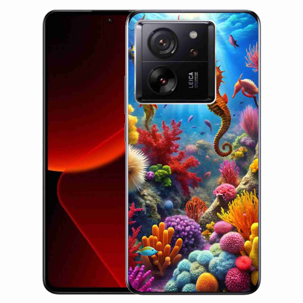Gelový kryt mmCase na Xiaomi 13T/13T Pro - mořský svět 3