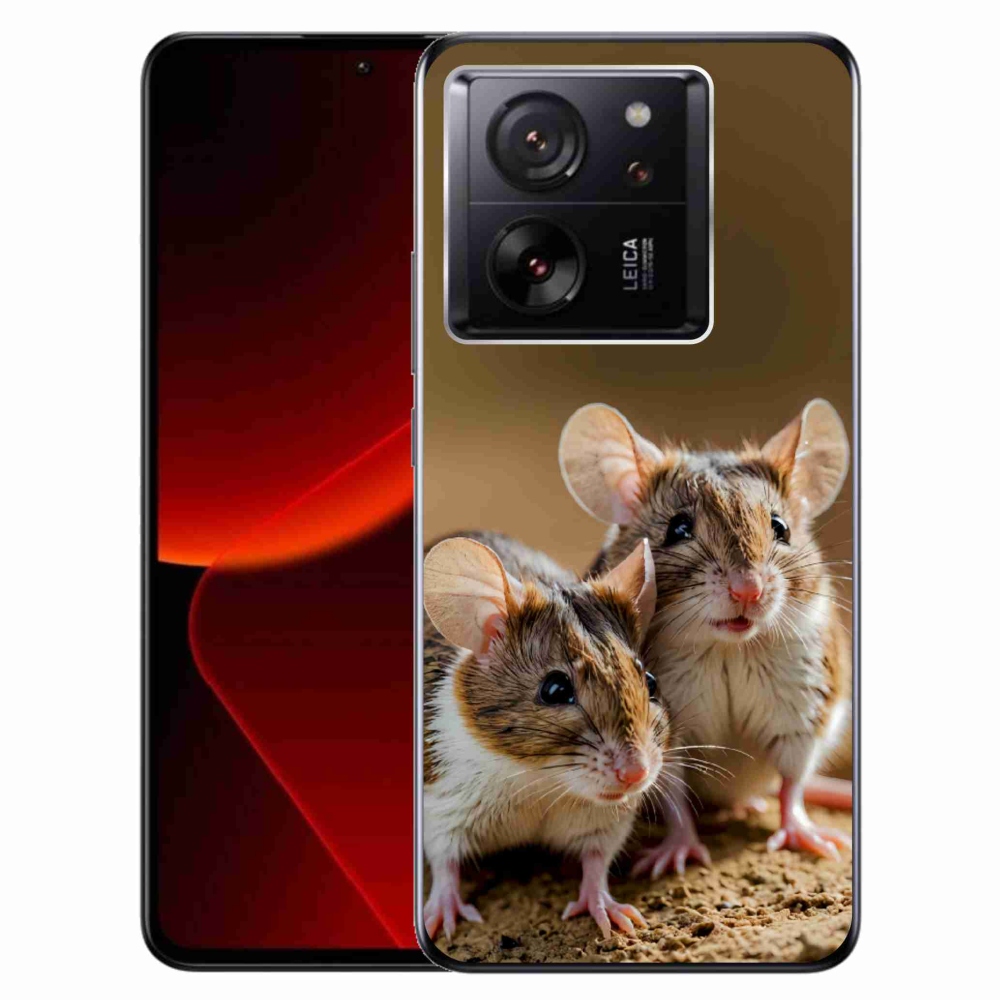 Gelový kryt mmCase na Xiaomi 13T/13T Pro - myší duo