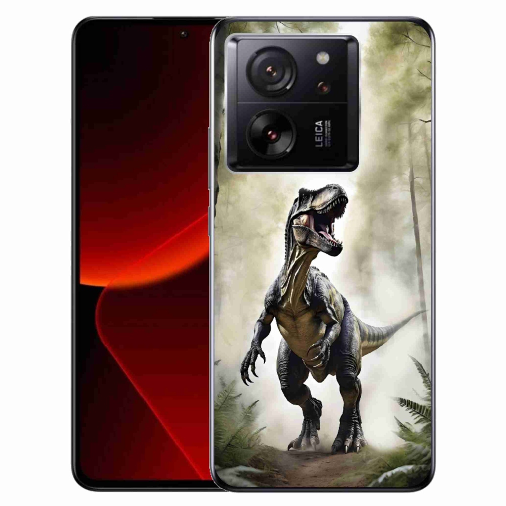 Gelový kryt mmCase na Xiaomi 13T/13T Pro - naštvaný T-Rex