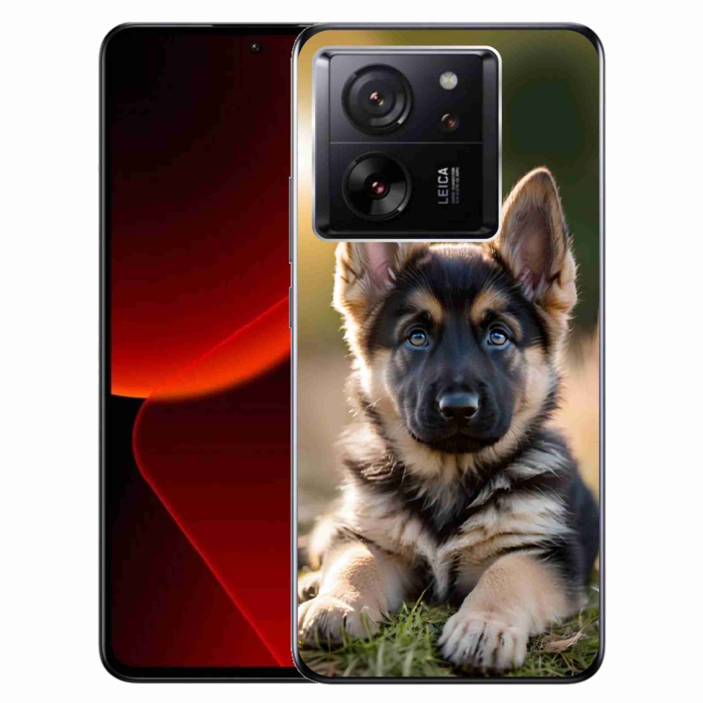 Gelový kryt mmCase na Xiaomi 13T/13T Pro - německý ovčák v přírodě