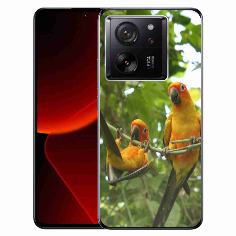 Gelový kryt mmCase na Xiaomi 13T/13T Pro - papoušci aratingy