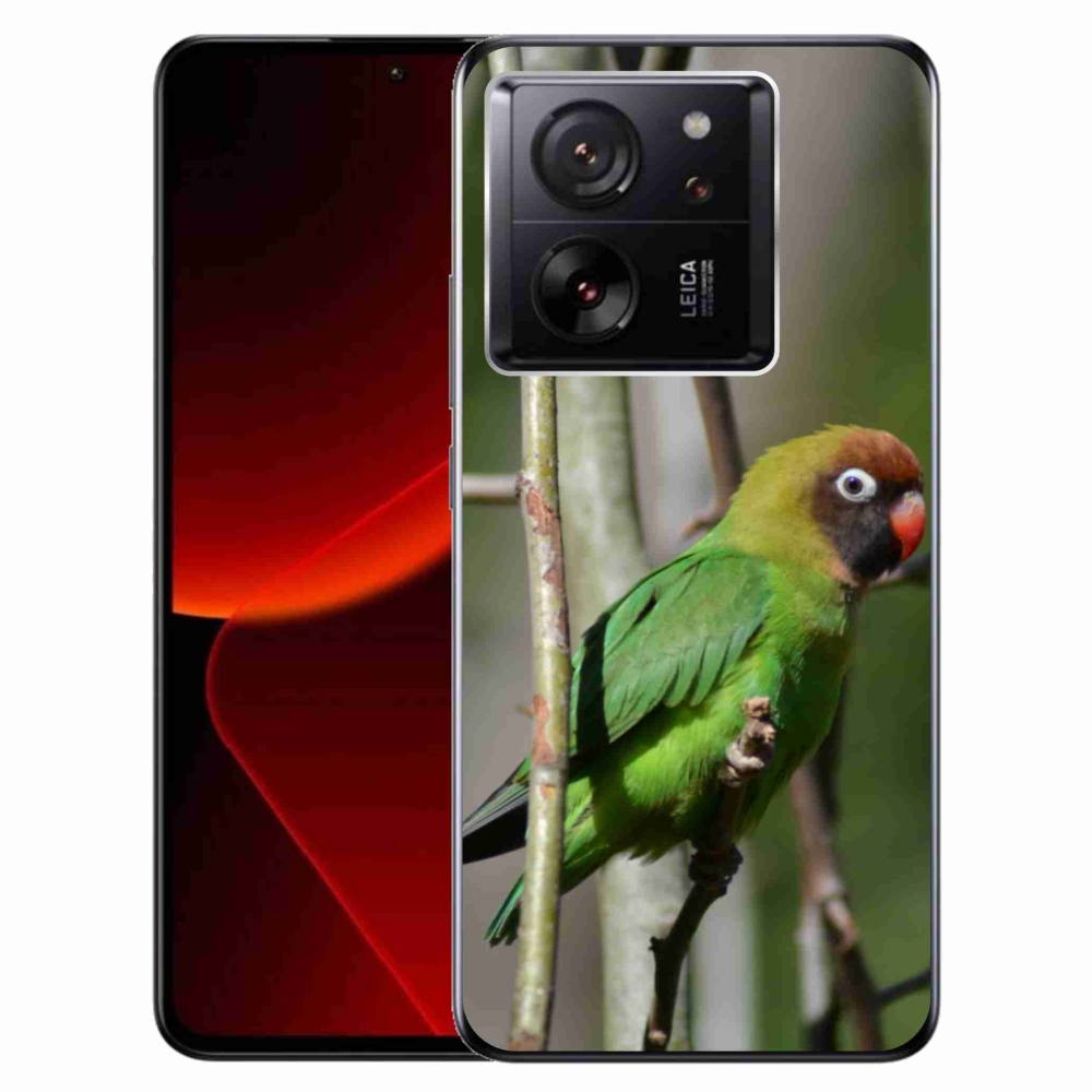 Gelový kryt mmCase na Xiaomi 13T/13T Pro - papoušek agapornis