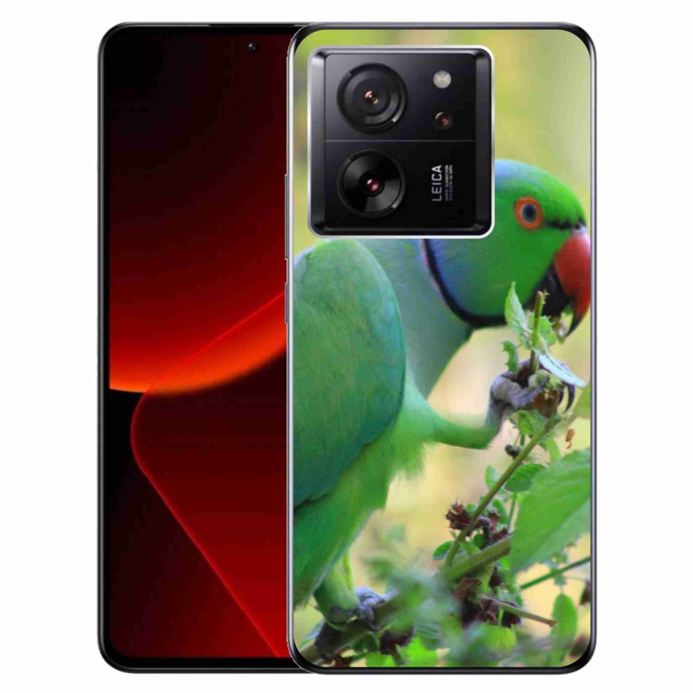 Gelový kryt mmCase na Xiaomi 13T/13T Pro - papoušek alexandr