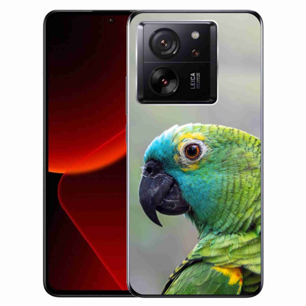 Gelový kryt mmCase na Xiaomi 13T/13T Pro - papoušek amazoňan