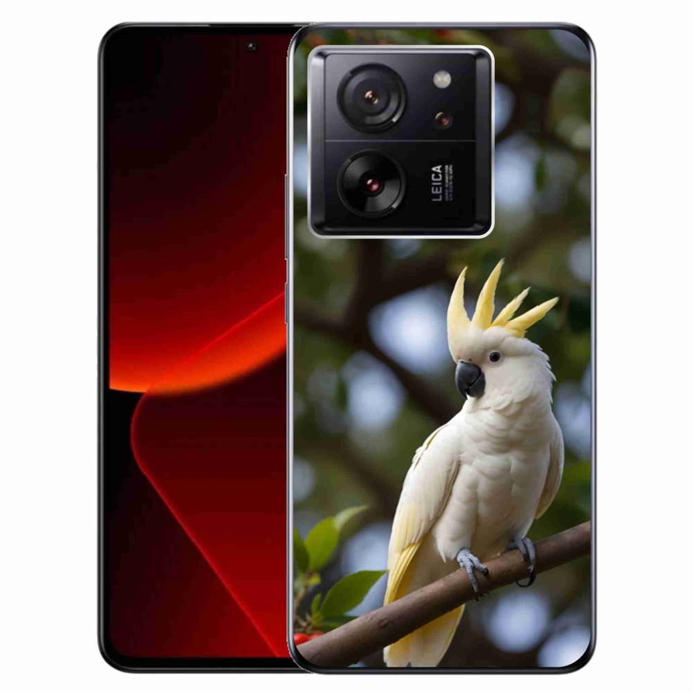 Gelový kryt mmCase na Xiaomi 13T/13T Pro - papoušek kakadu 3