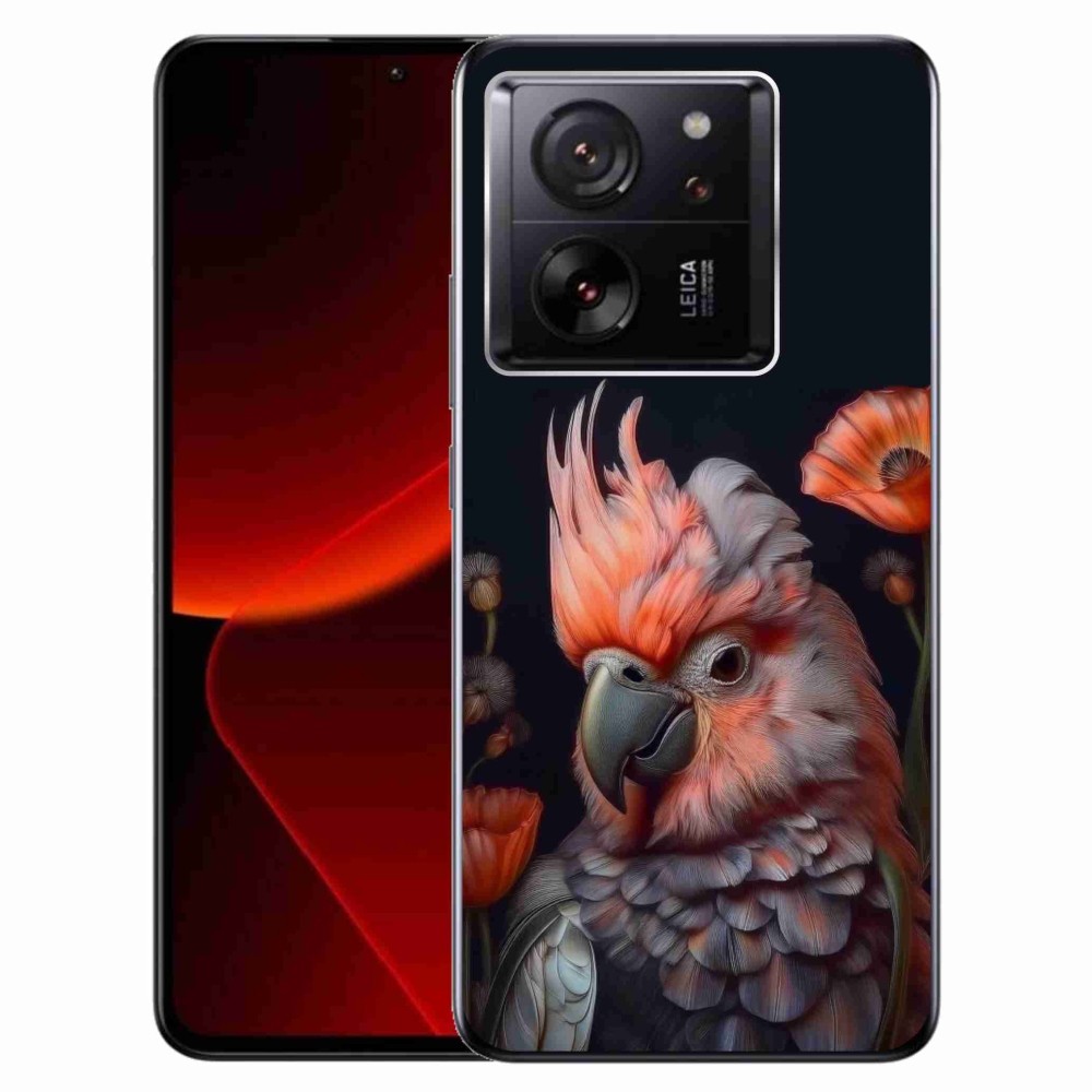 Gelový kryt mmCase na Xiaomi 13T/13T Pro - papoušek kakadu v barvách