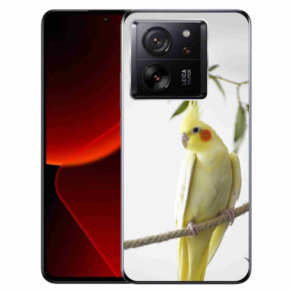 Gelový kryt mmCase na Xiaomi 13T/13T Pro - papoušek korela chocholatá