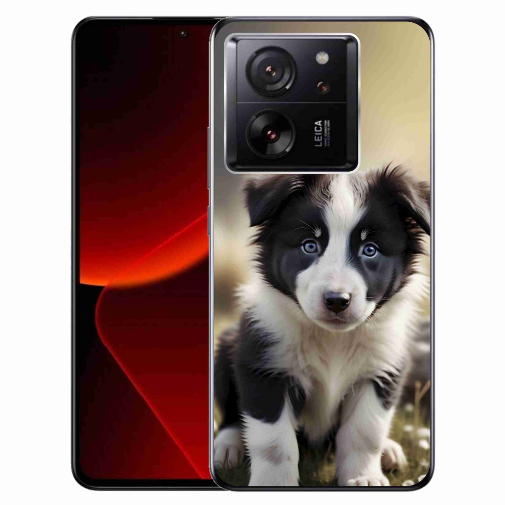 Gelový kryt mmCase na Xiaomi 13T/13T Pro - roztomilá border kolie