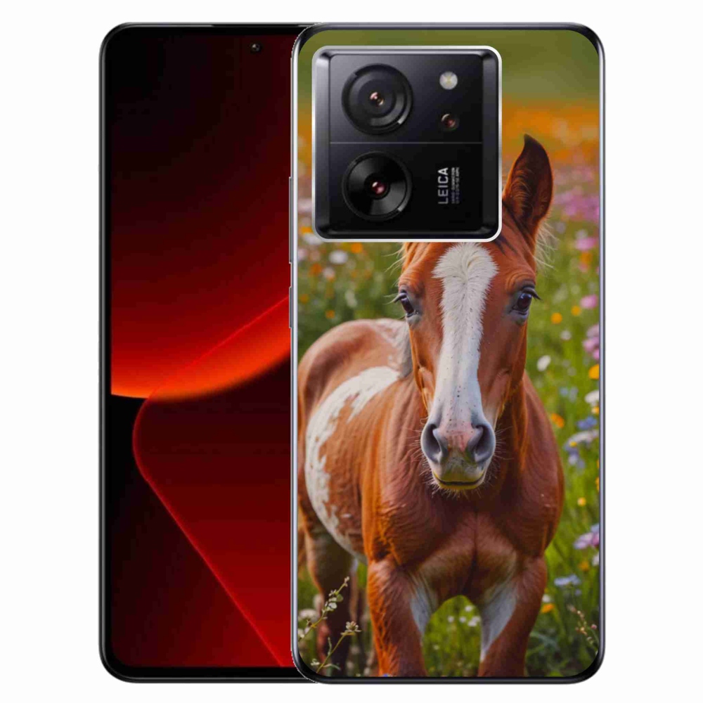 Gelový kryt mmCase na Xiaomi 13T/13T Pro - roztomilé hříbě
