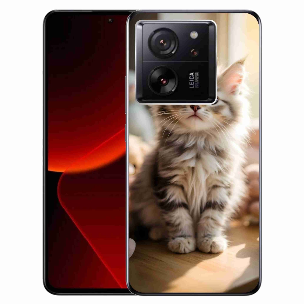 Gelový kryt mmCase na Xiaomi 13T/13T Pro - roztomilé kotě 10