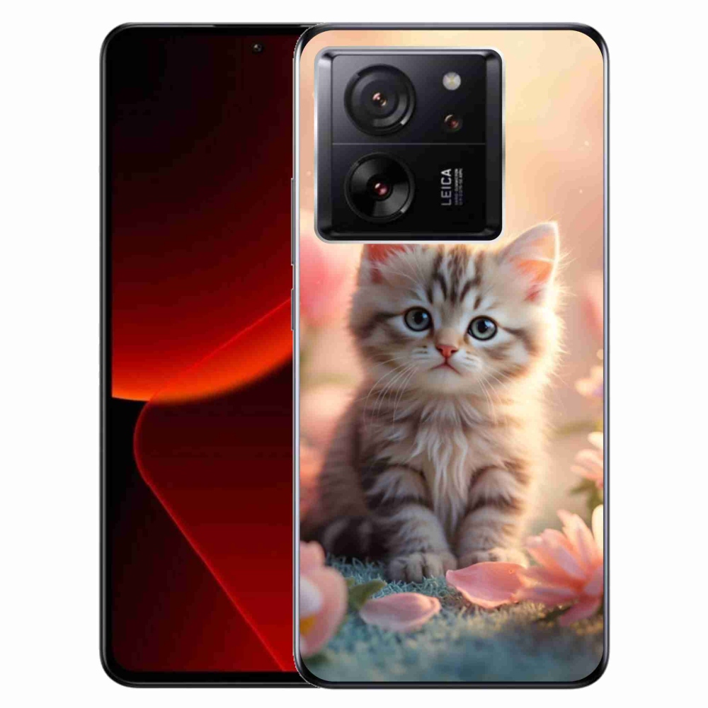 Gelový kryt mmCase na Xiaomi 13T/13T Pro - roztomilé kotě 8