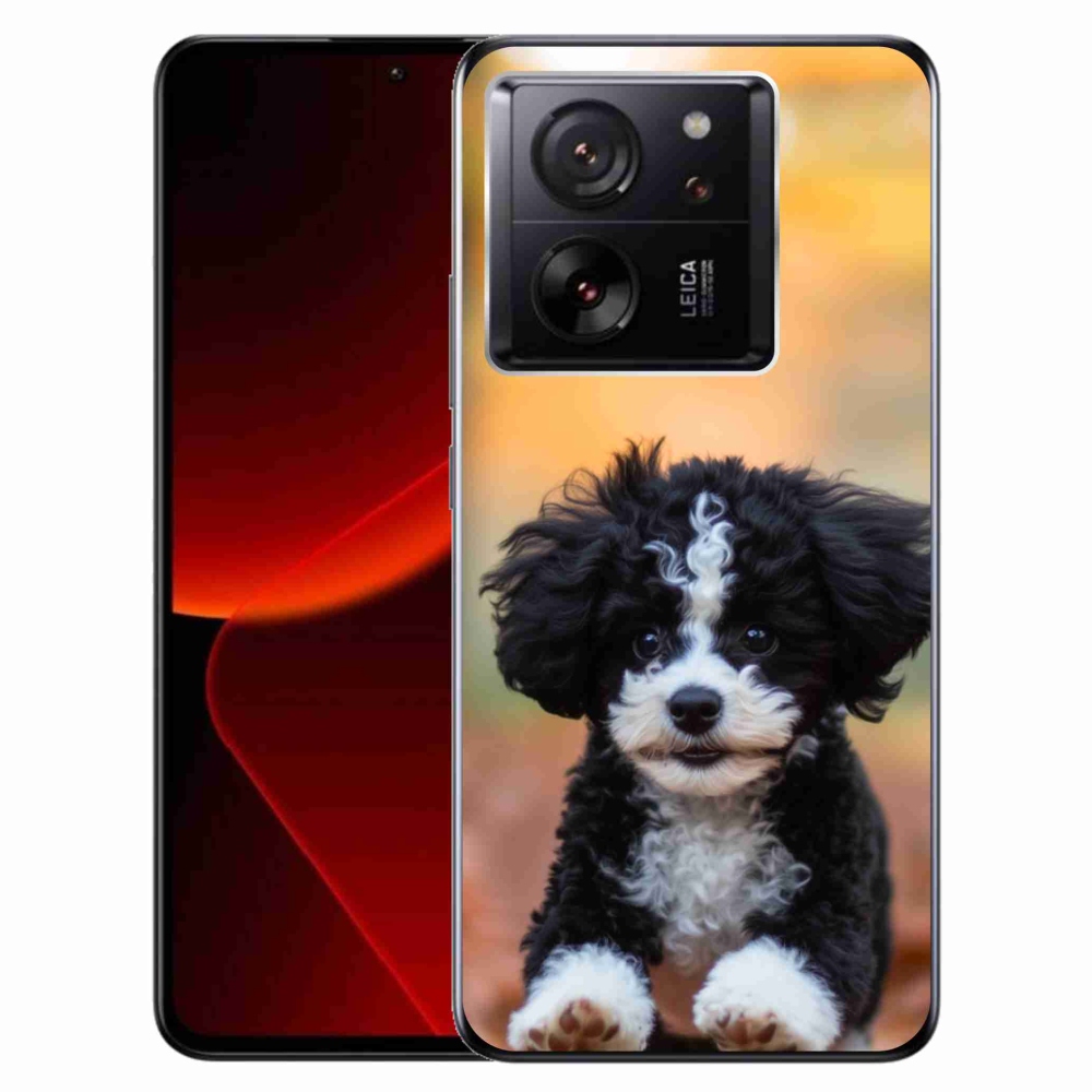Gelový kryt mmCase na Xiaomi 13T/13T Pro - roztomilé štěně 2