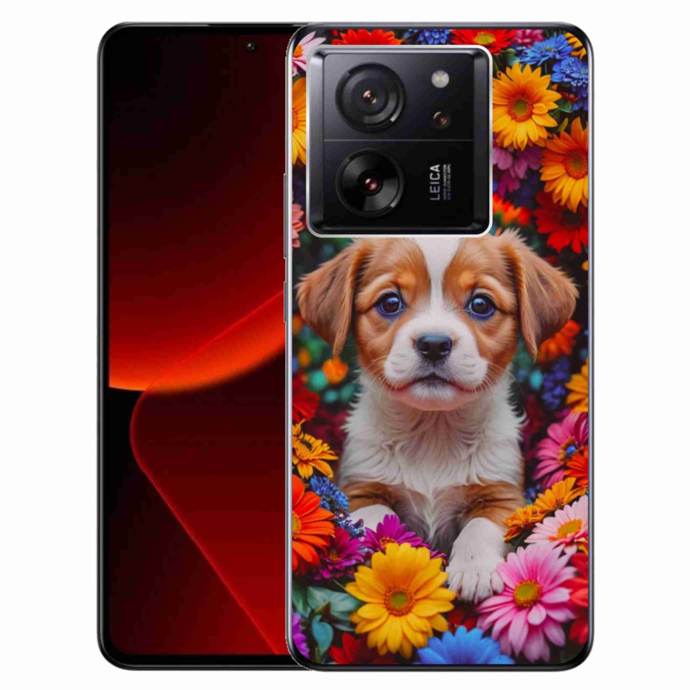 Gelový kryt mmCase na Xiaomi 13T/13T Pro - roztomilé štěně