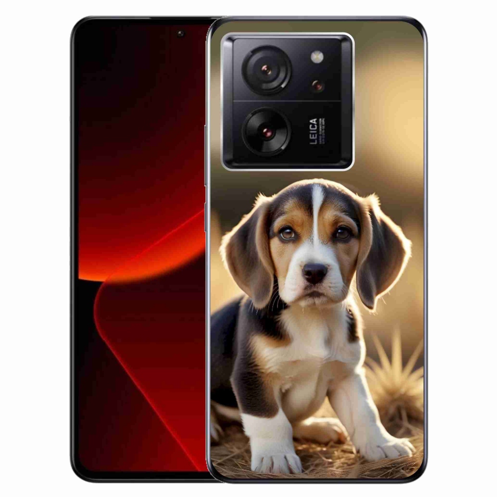 Gelový kryt mmCase na Xiaomi 13T/13T Pro - roztomilý bígl