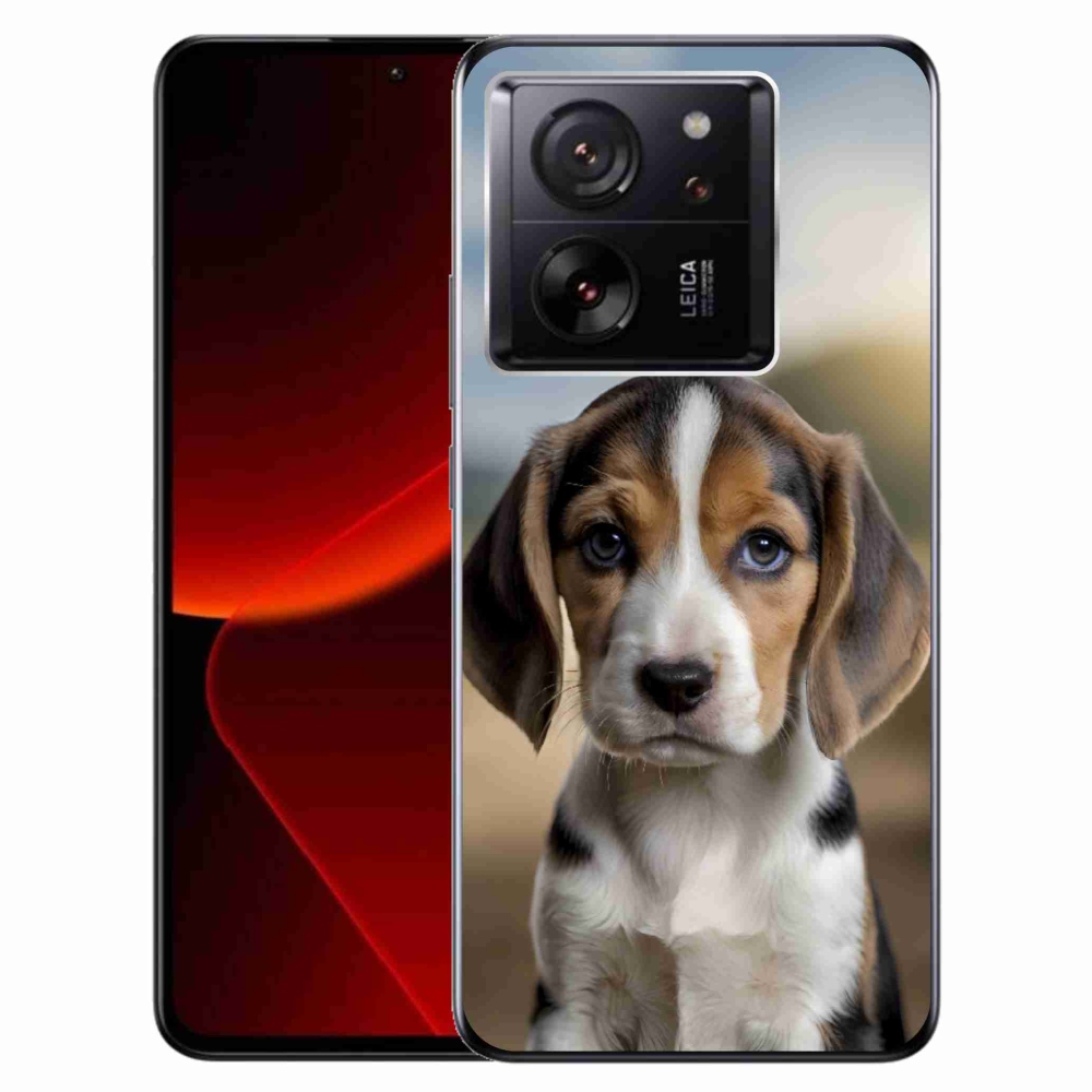 Gelový kryt mmCase na Xiaomi 13T/13T Pro - roztomilý bígl