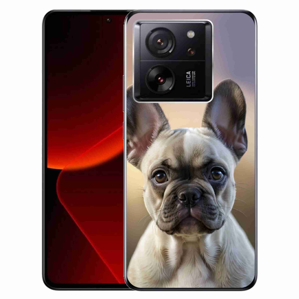 Gelový kryt mmCase na Xiaomi 13T/13T Pro - roztomilý francouzský buldoček