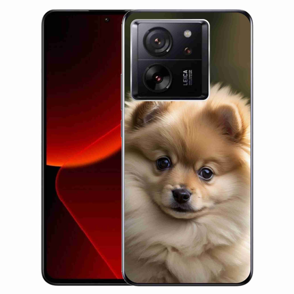 Gelový kryt mmCase na Xiaomi 13T/13T Pro - roztomilý pomeranian 2