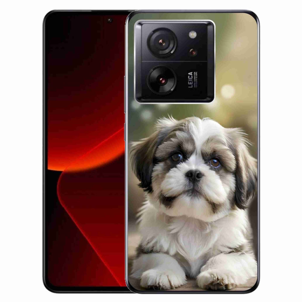 Gelový kryt mmCase na Xiaomi 13T/13T Pro - roztomilý shih-tzu