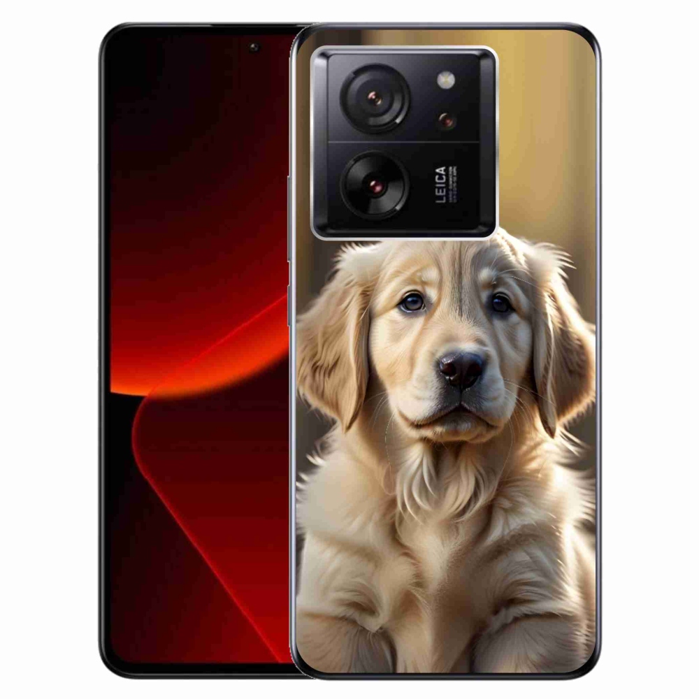 Gelový kryt mmCase na Xiaomi 13T/13T Pro - roztomilý zlatý retrívr