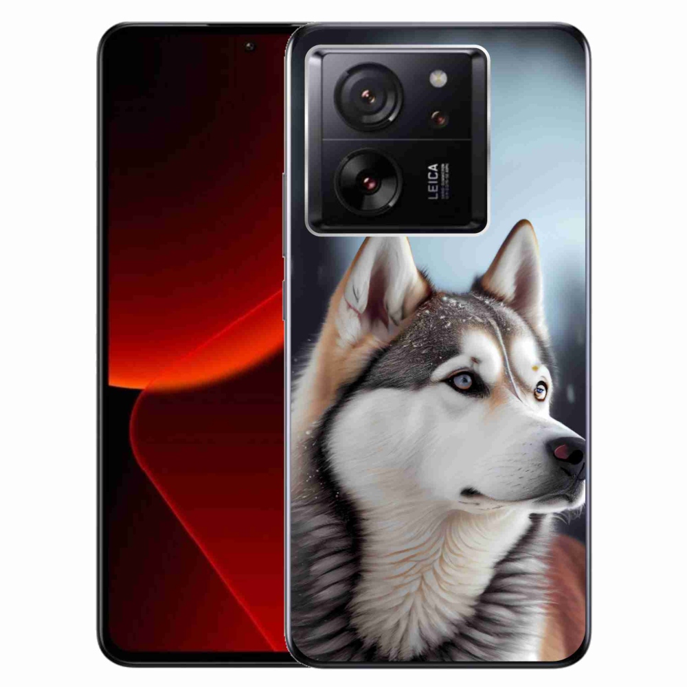 Gelový kryt mmCase na Xiaomi 13T/13T Pro - sibiřský husky