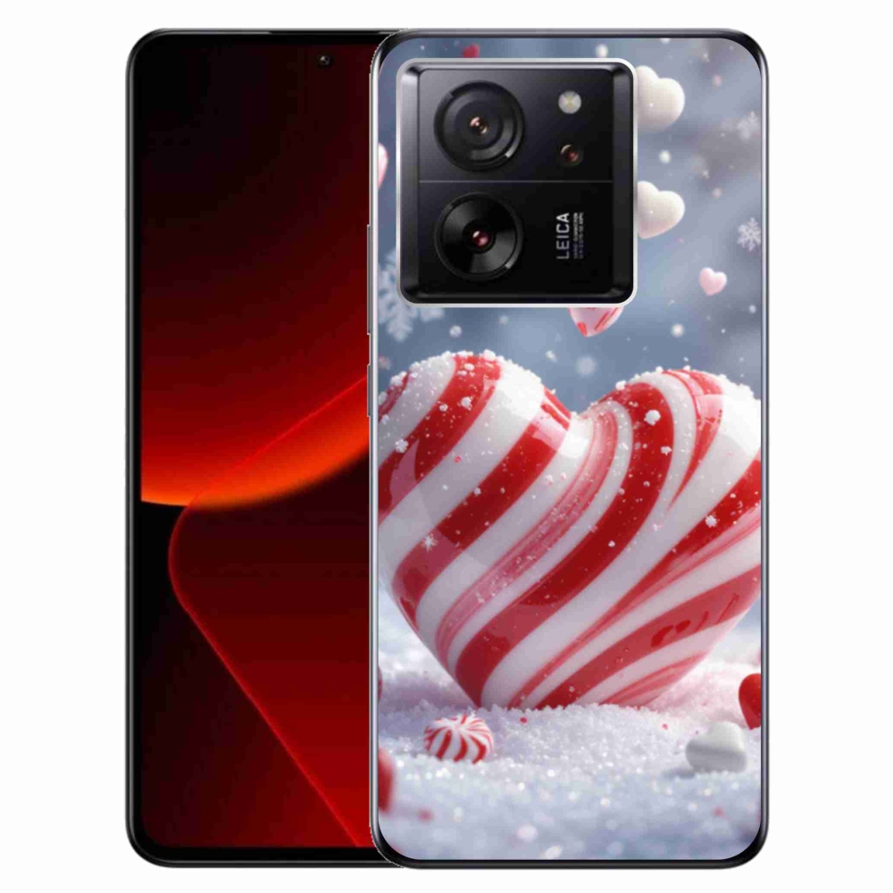 Gelový kryt mmCase na Xiaomi 13T/13T Pro - sladké srdce