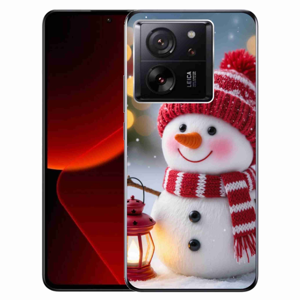 Gelový kryt mmCase na Xiaomi 13T/13T Pro - sněhulák 2
