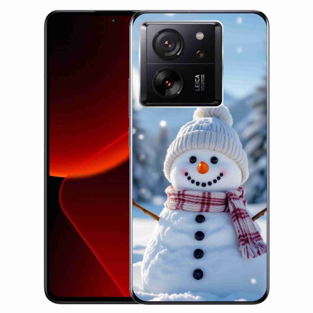 Gelový kryt mmCase na Xiaomi 13T/13T Pro - sněhulák 3