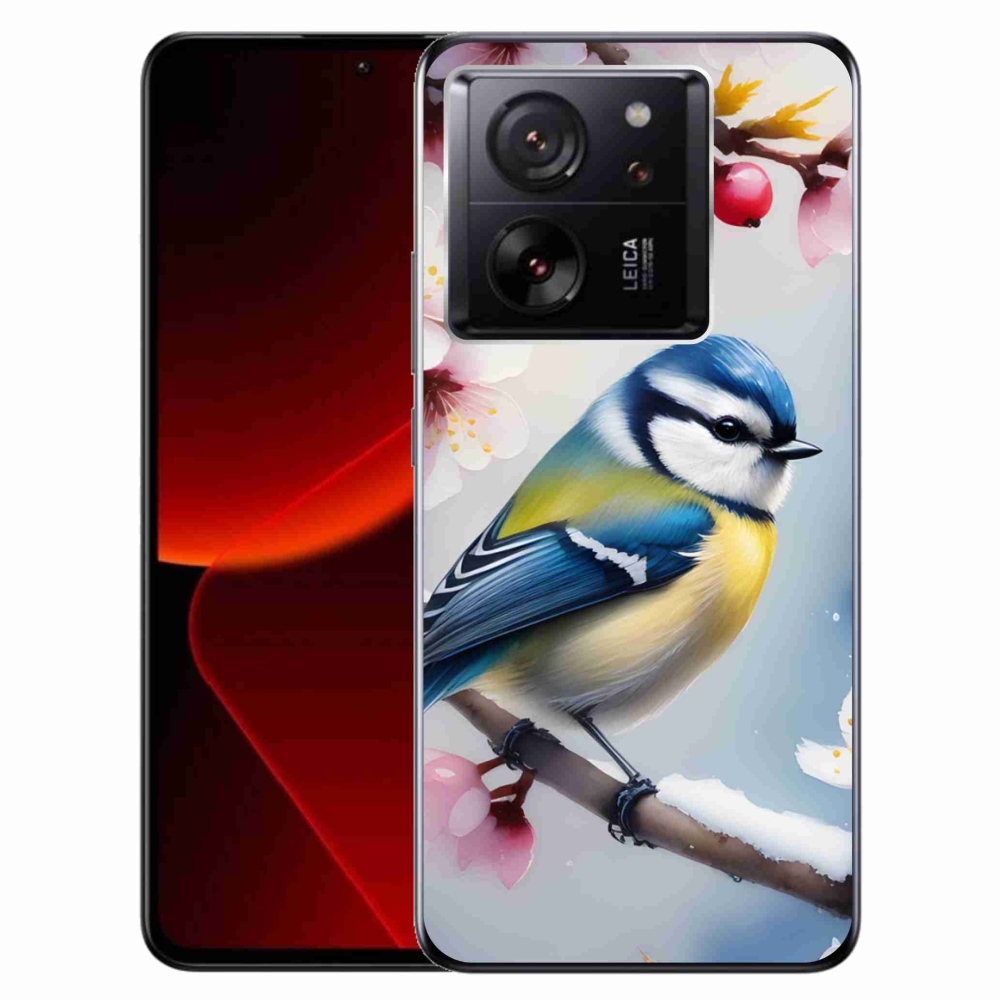 Gelový kryt mmCase na Xiaomi 13T/13T Pro - sýkorka