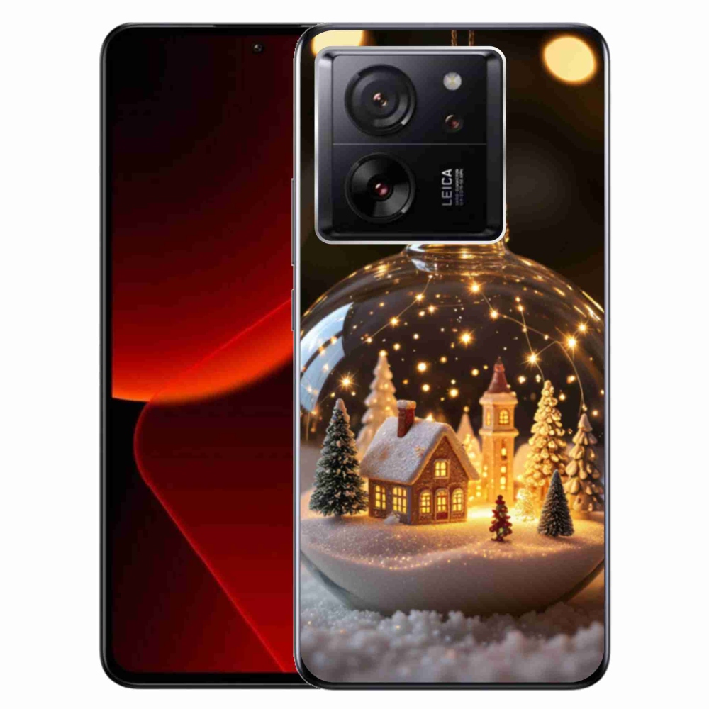 Gelový kryt mmCase na Xiaomi 13T/13T Pro - vánoční koule 3