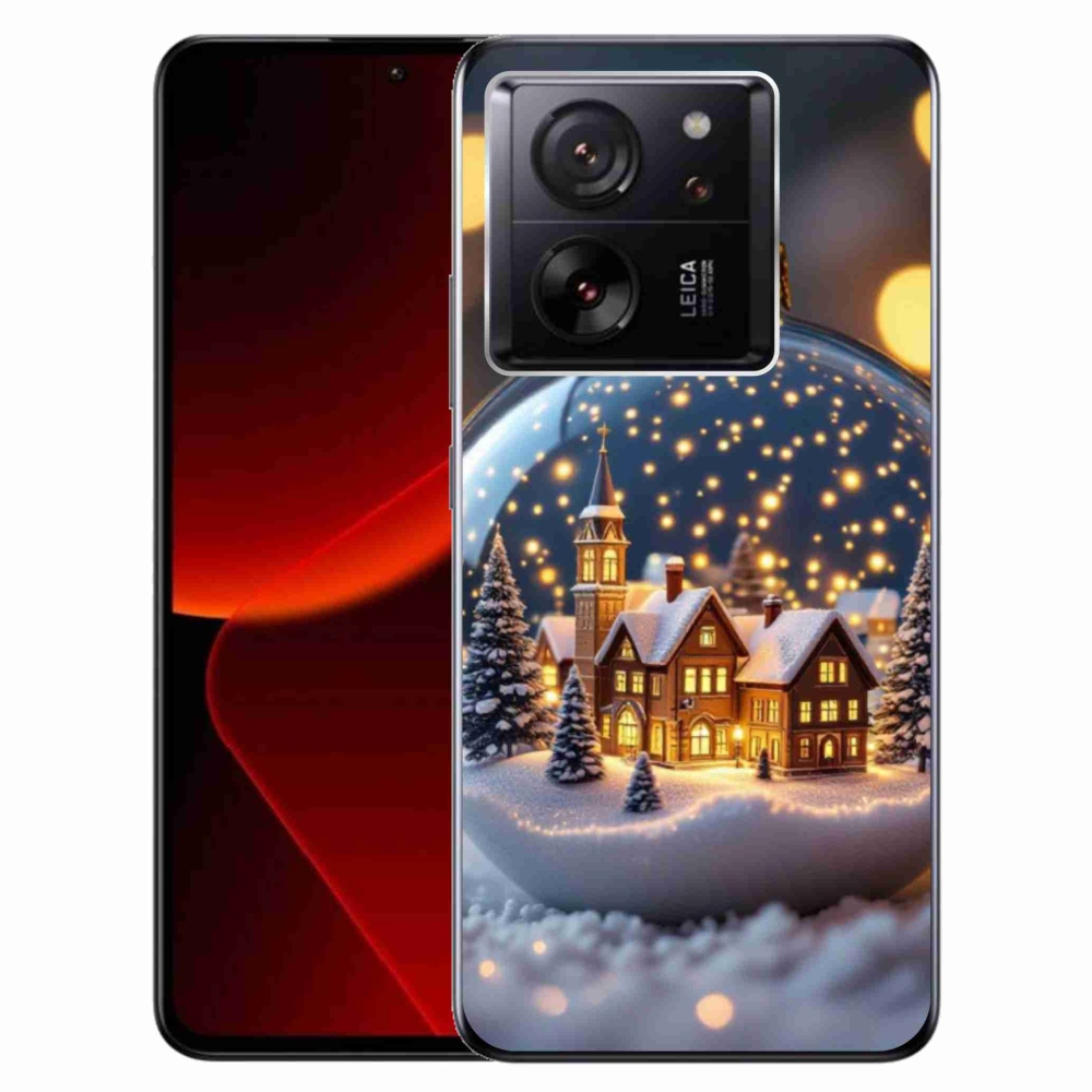 Gelový kryt mmCase na Xiaomi 13T/13T Pro - vánoční koule 4