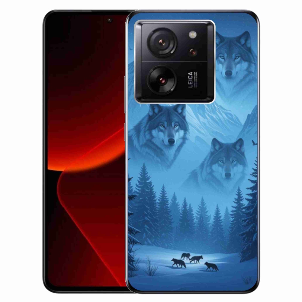 Gelový kryt mmCase na Xiaomi 13T/13T Pro - vlčí smečka