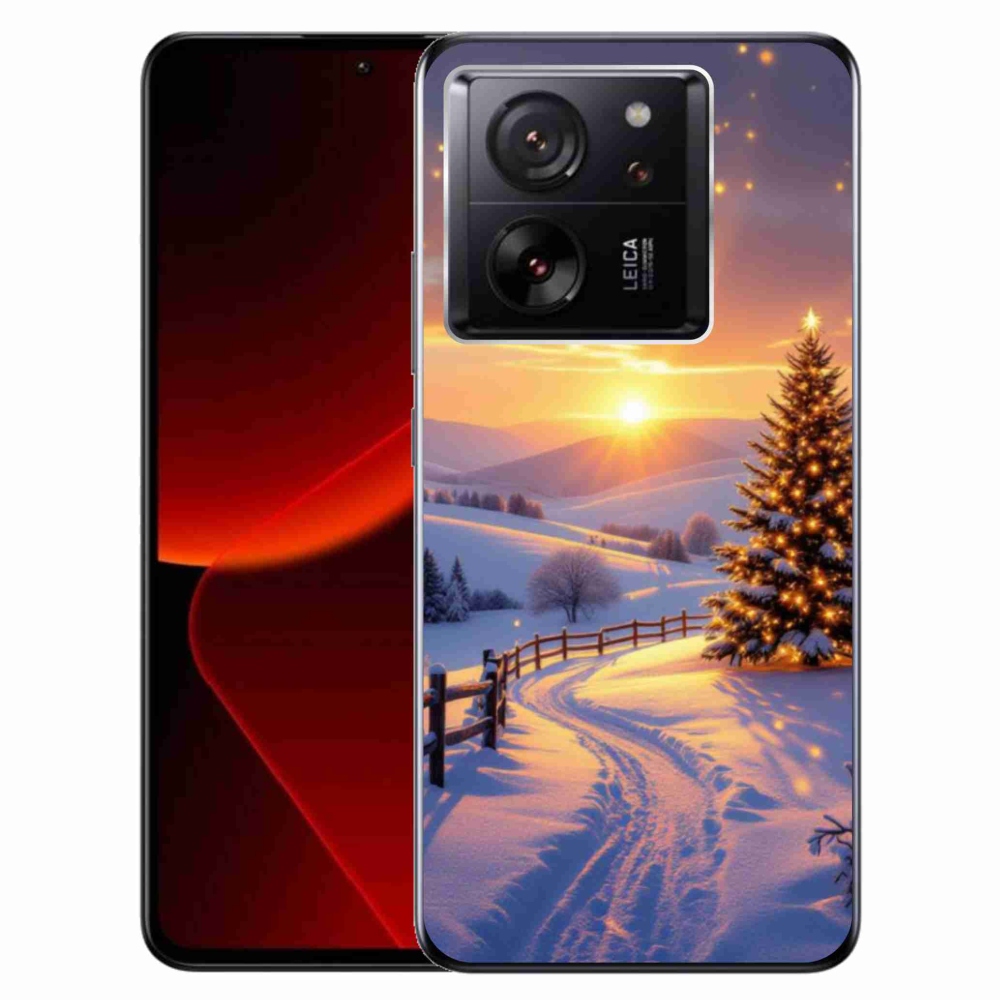 Gelový kryt mmCase na Xiaomi 13T/13T Pro - zimní krajina