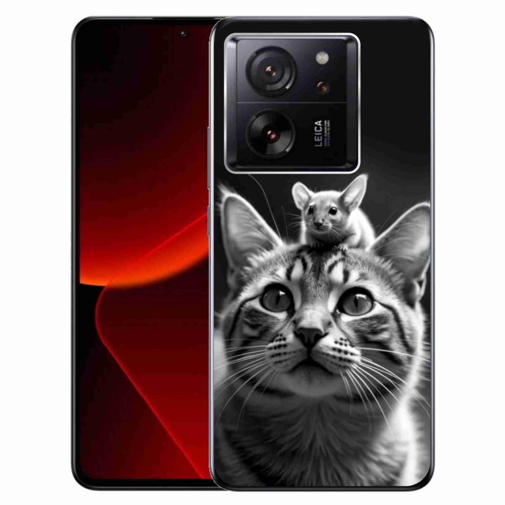 Gelový kryt mmCase na Xiaomi 13T/13T Pro - zvířecí přátelství 2