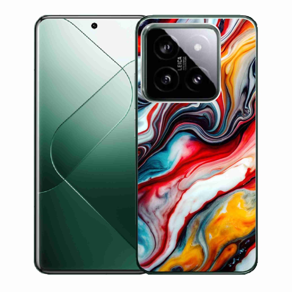 Gelový kryt mmCase na Xiaomi 14 - abstraktní motiv 35